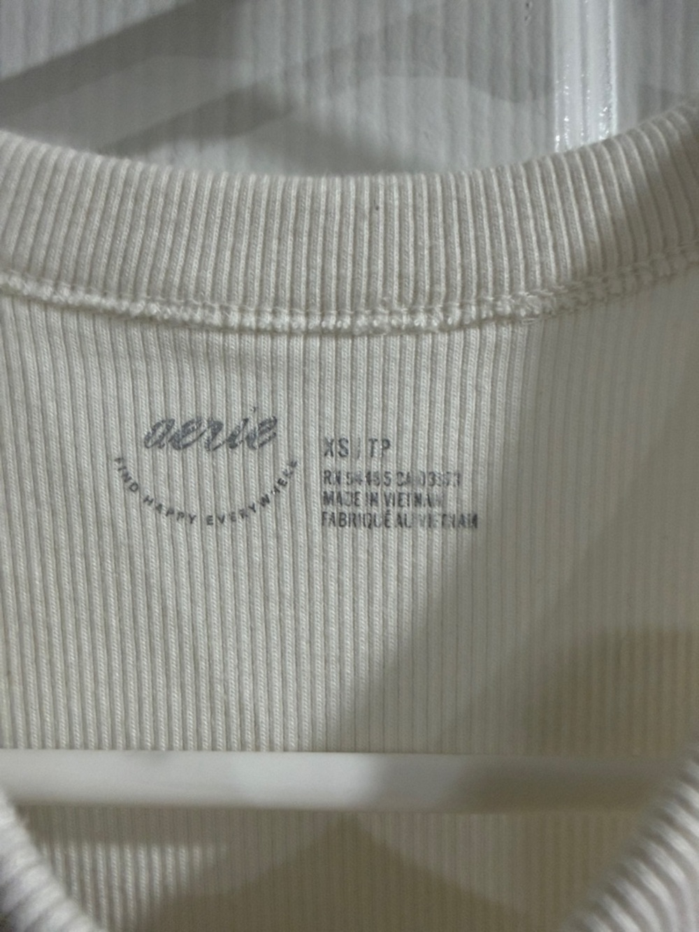 aerie Ribbed Tank - Picture 3 of 4